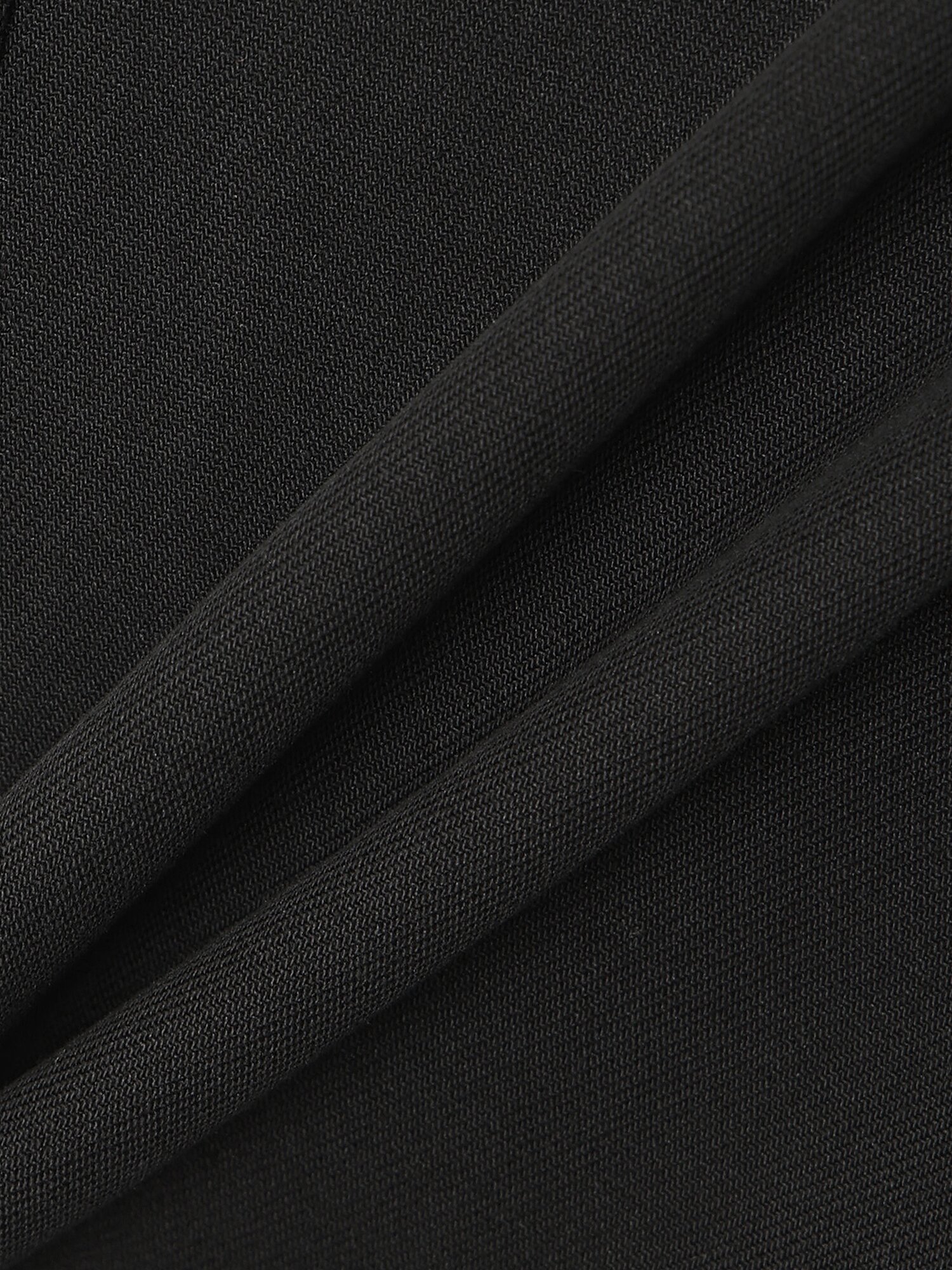 래글런 포켓 배색 칼라 점퍼 (BLACK)