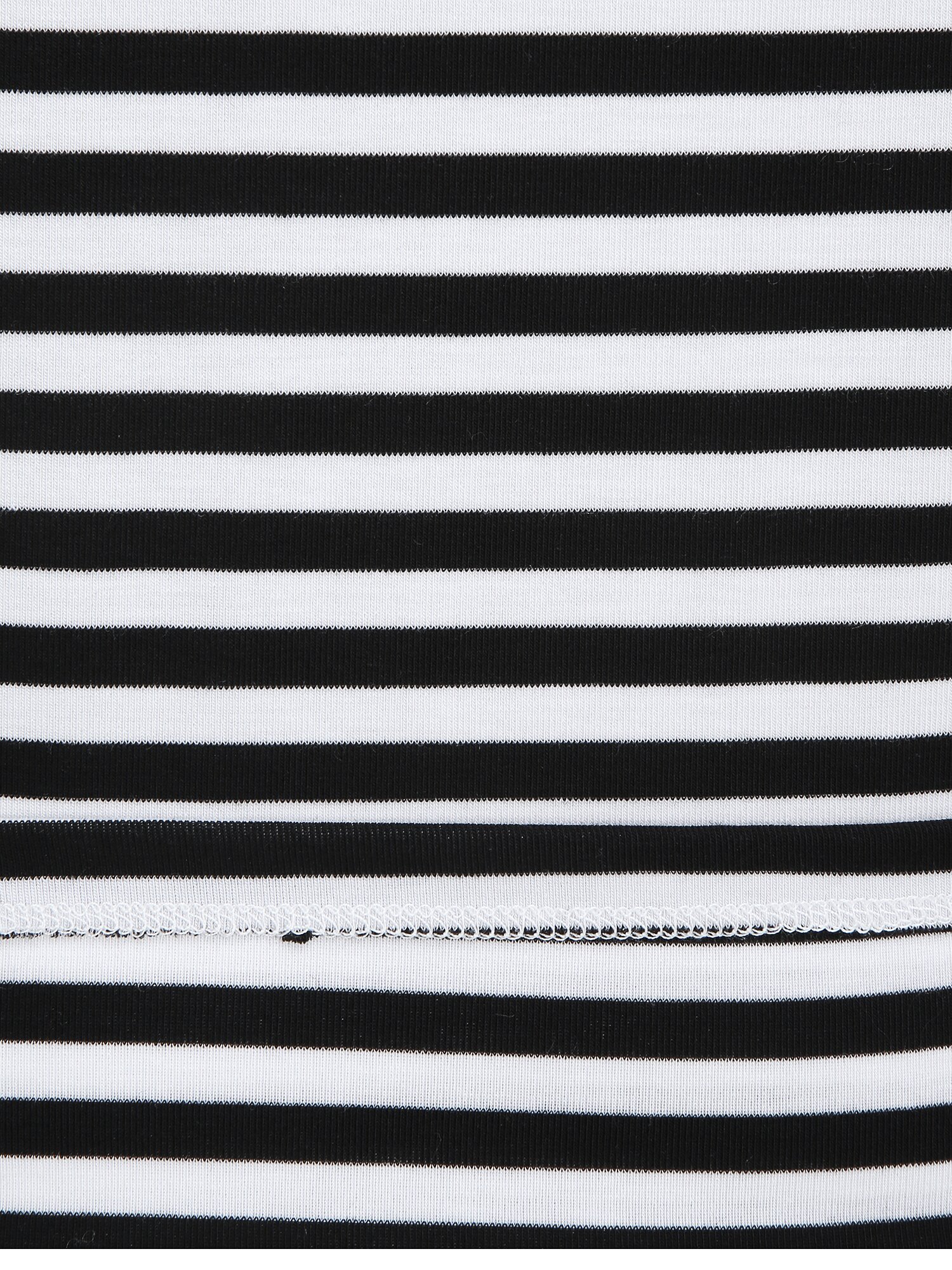 스트라이프 자수 패치 티셔츠 (STRIPE BLACK)