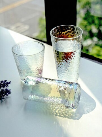 [1+1] 홈카페 투명 내열유리 사각형컵