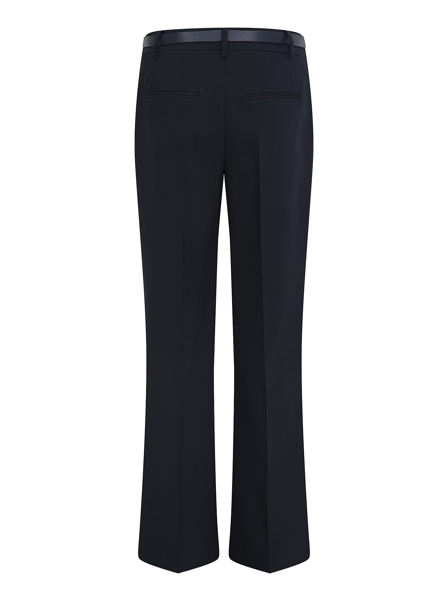 벨티드 슬림 부츠컷 팬츠 (DARK NAVY)