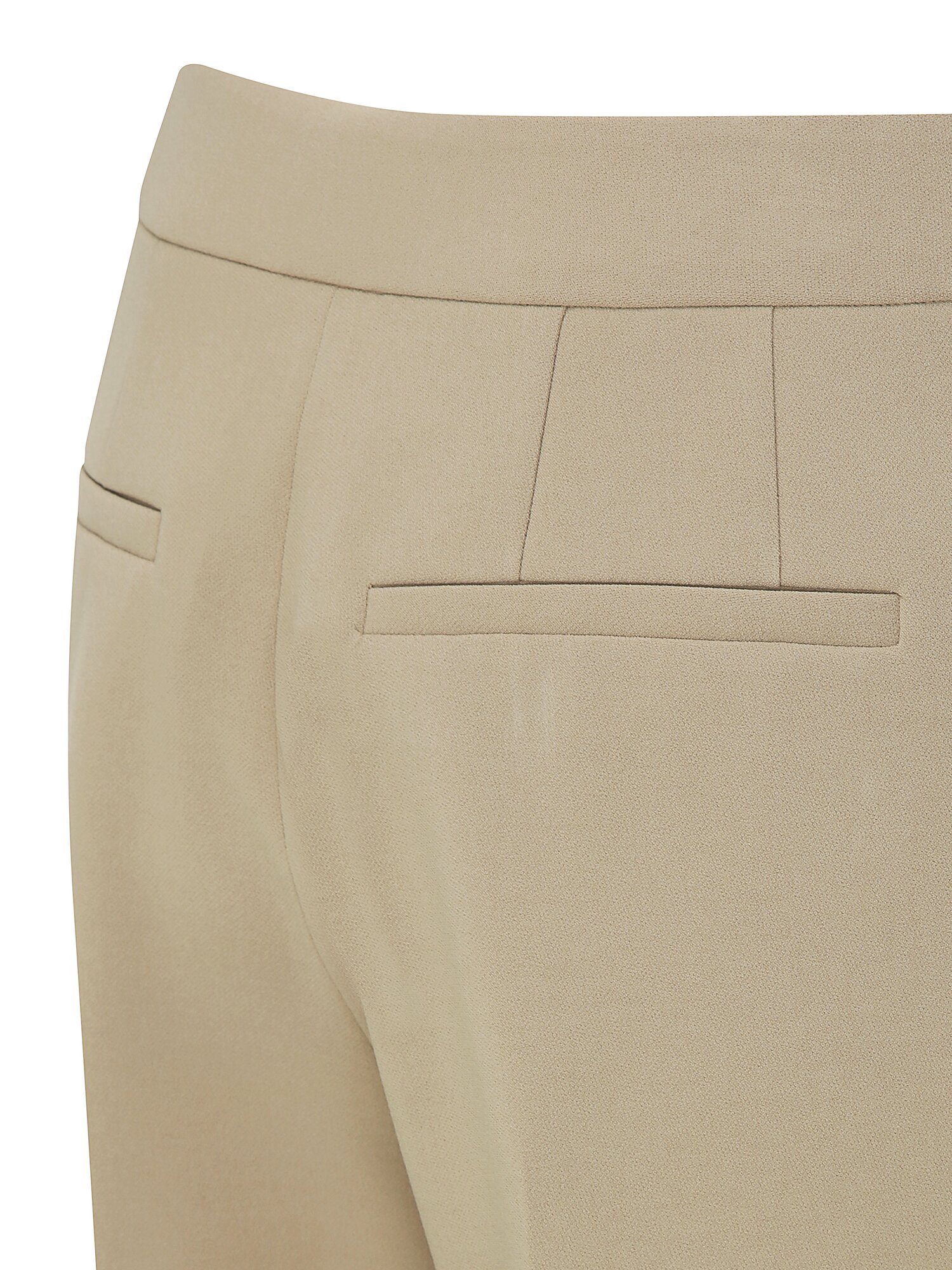 스판 세미 부츠컷 팬츠 (BEIGE)