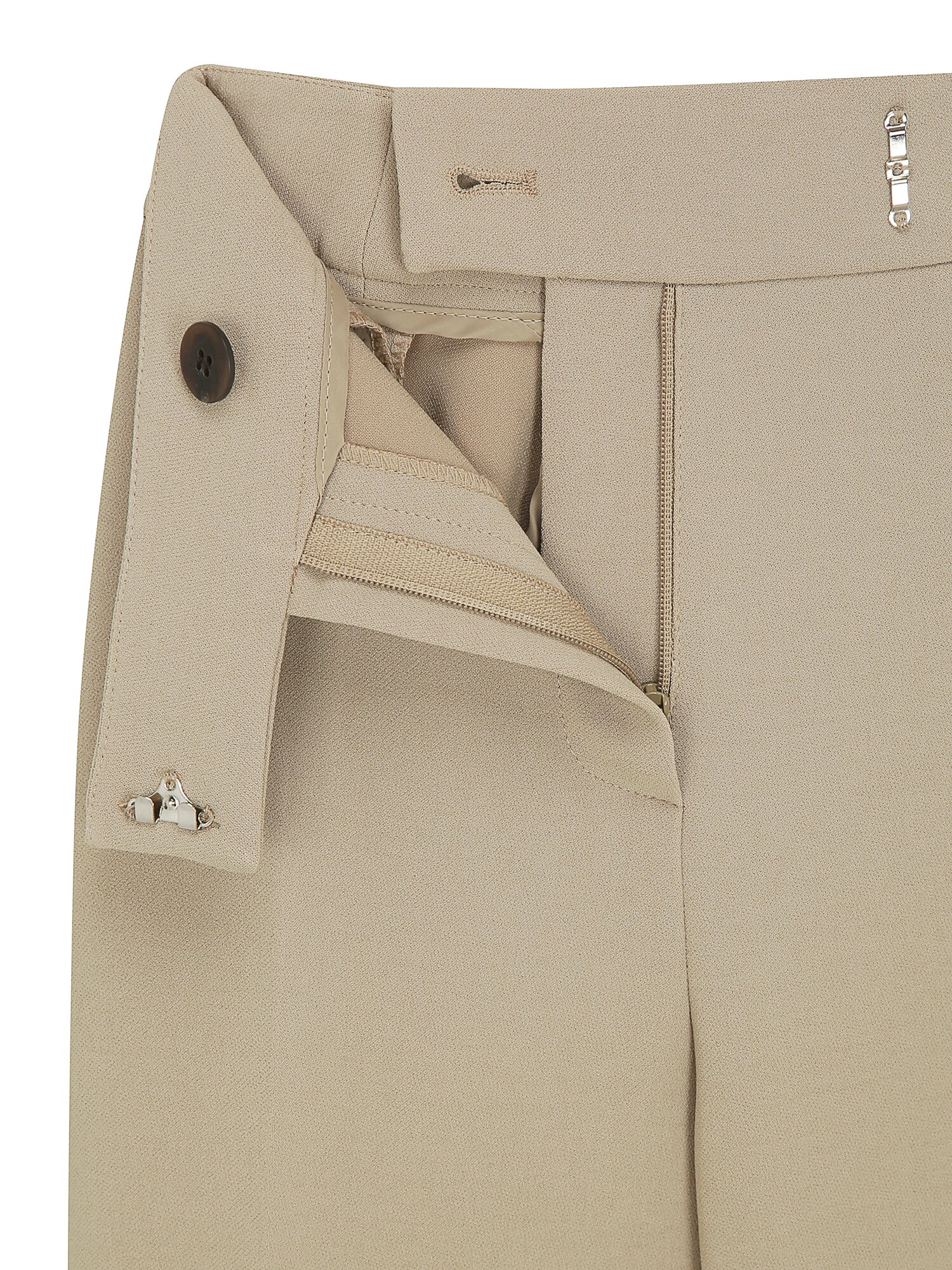 스판 세미 부츠컷 팬츠 (BEIGE)