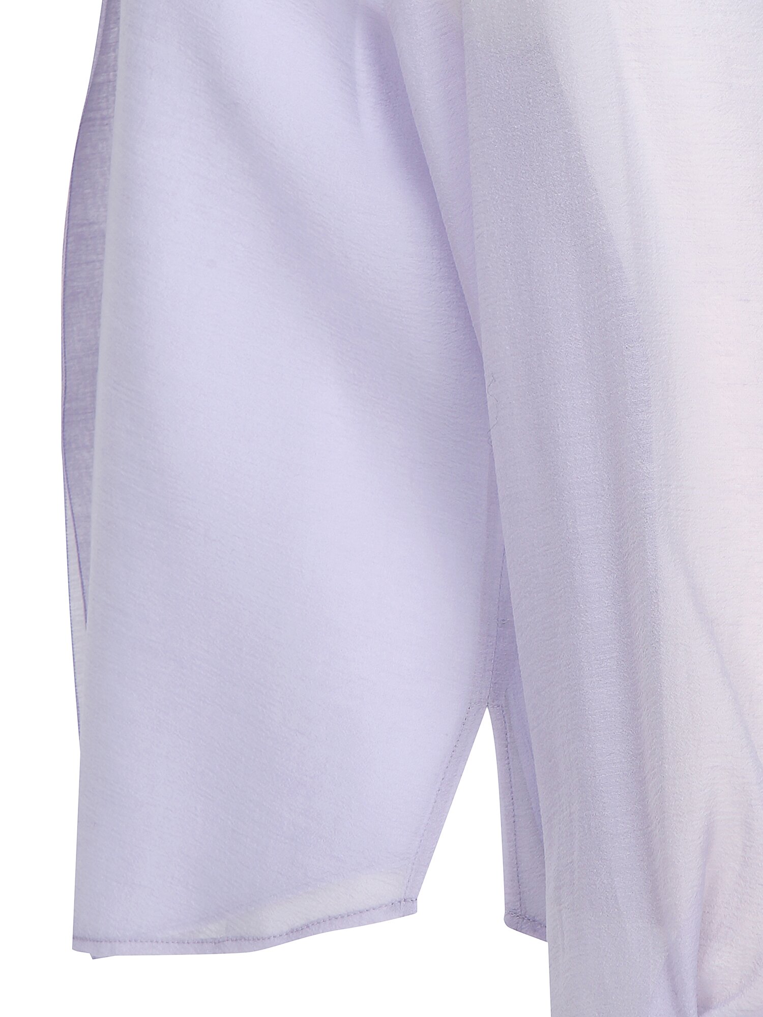 오간자 프릴넥 블라우스 (LAVENDAR)