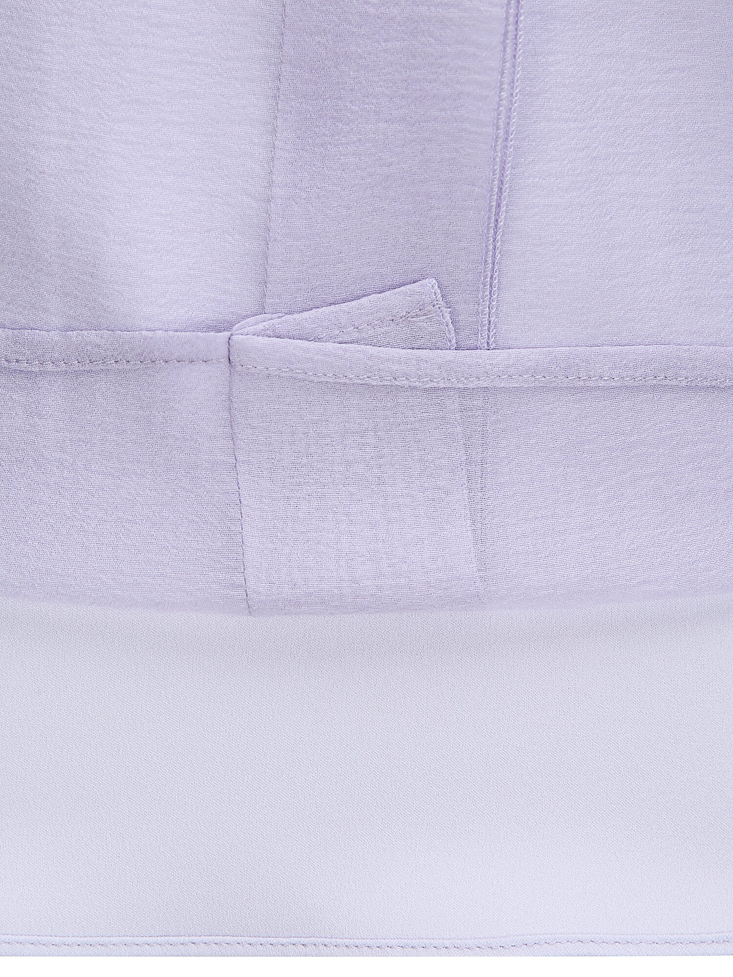 오간자 프릴넥 블라우스 (LAVENDAR)