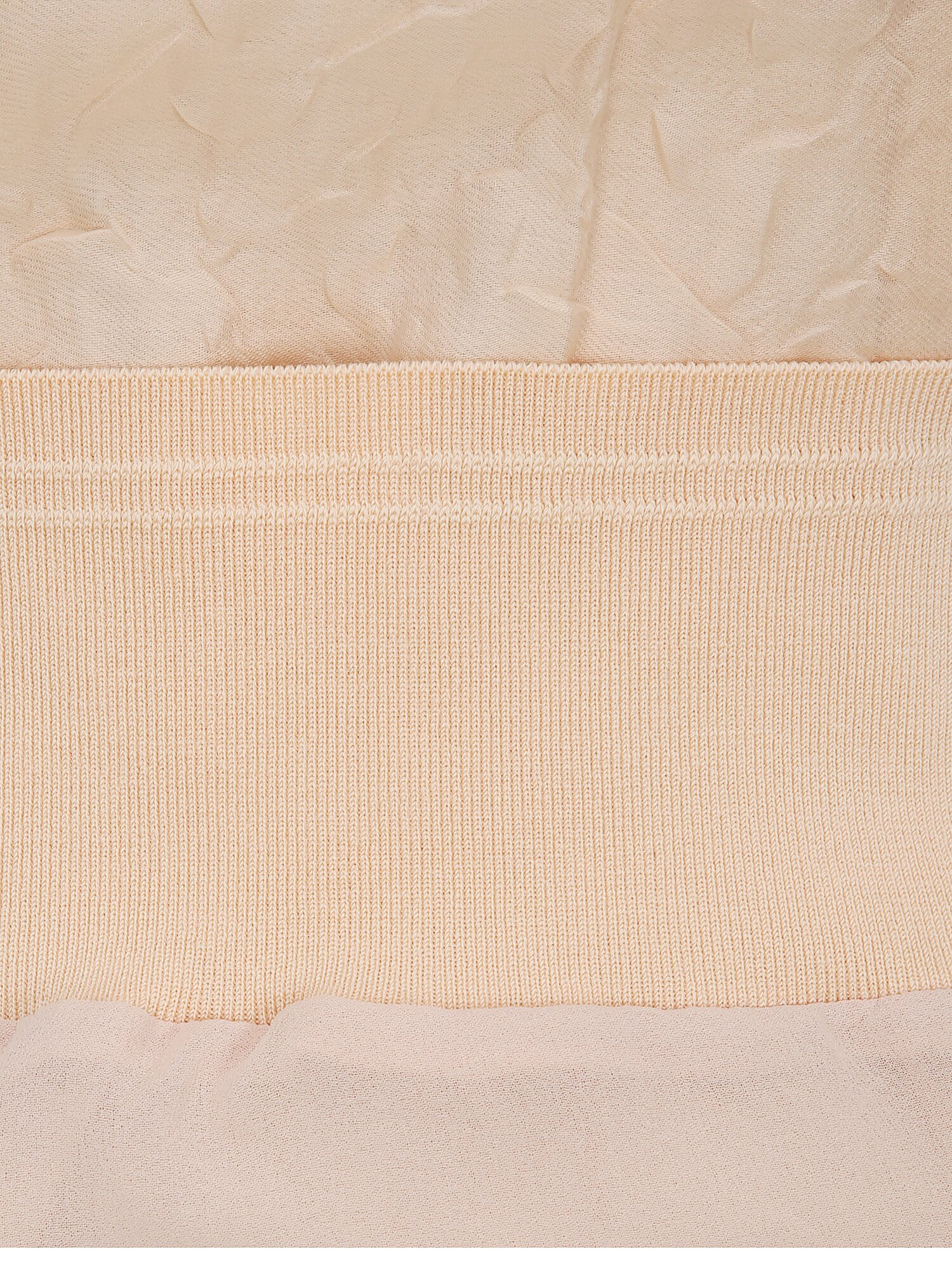 턱 디테일 하이넥 블라우스 (BEIGE)