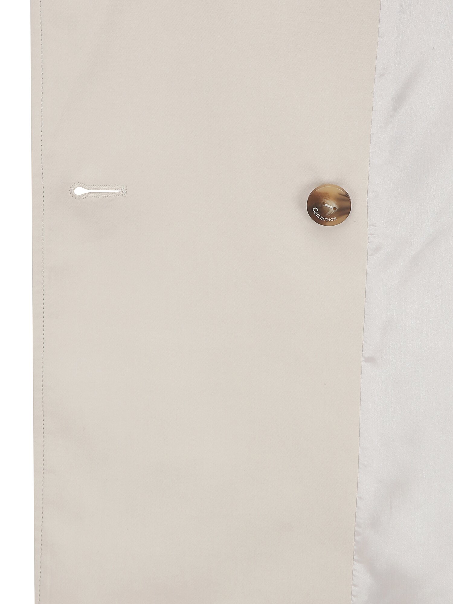 코튼 더블 숏 트렌치 코트 (LIGHT BEIGE)