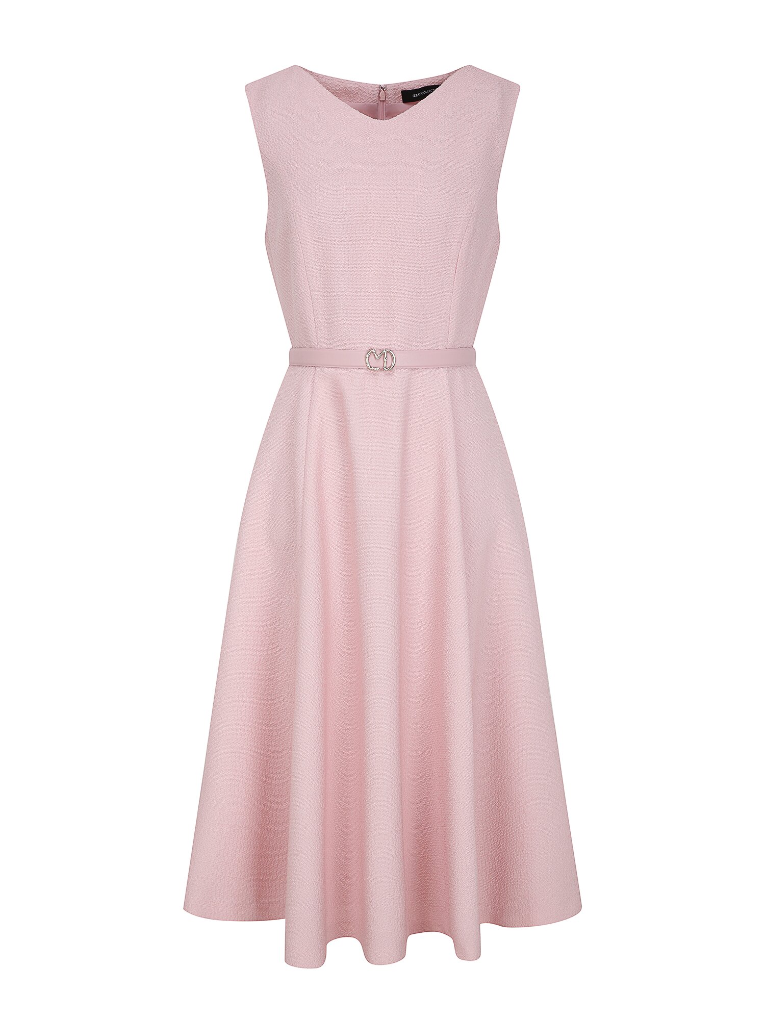 트위드 플레어 원피스 +재킷 세트 (PINK)