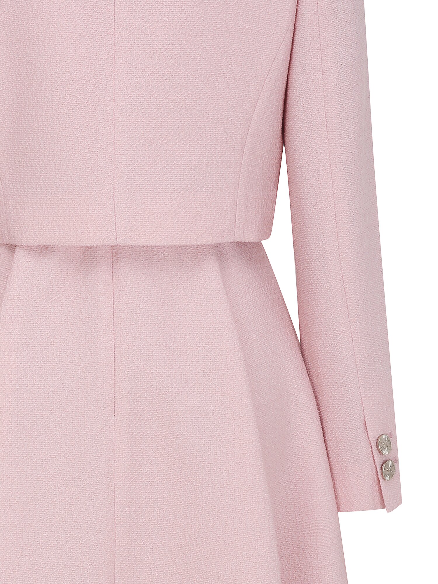 트위드 플레어 원피스 +재킷 세트 (PINK)