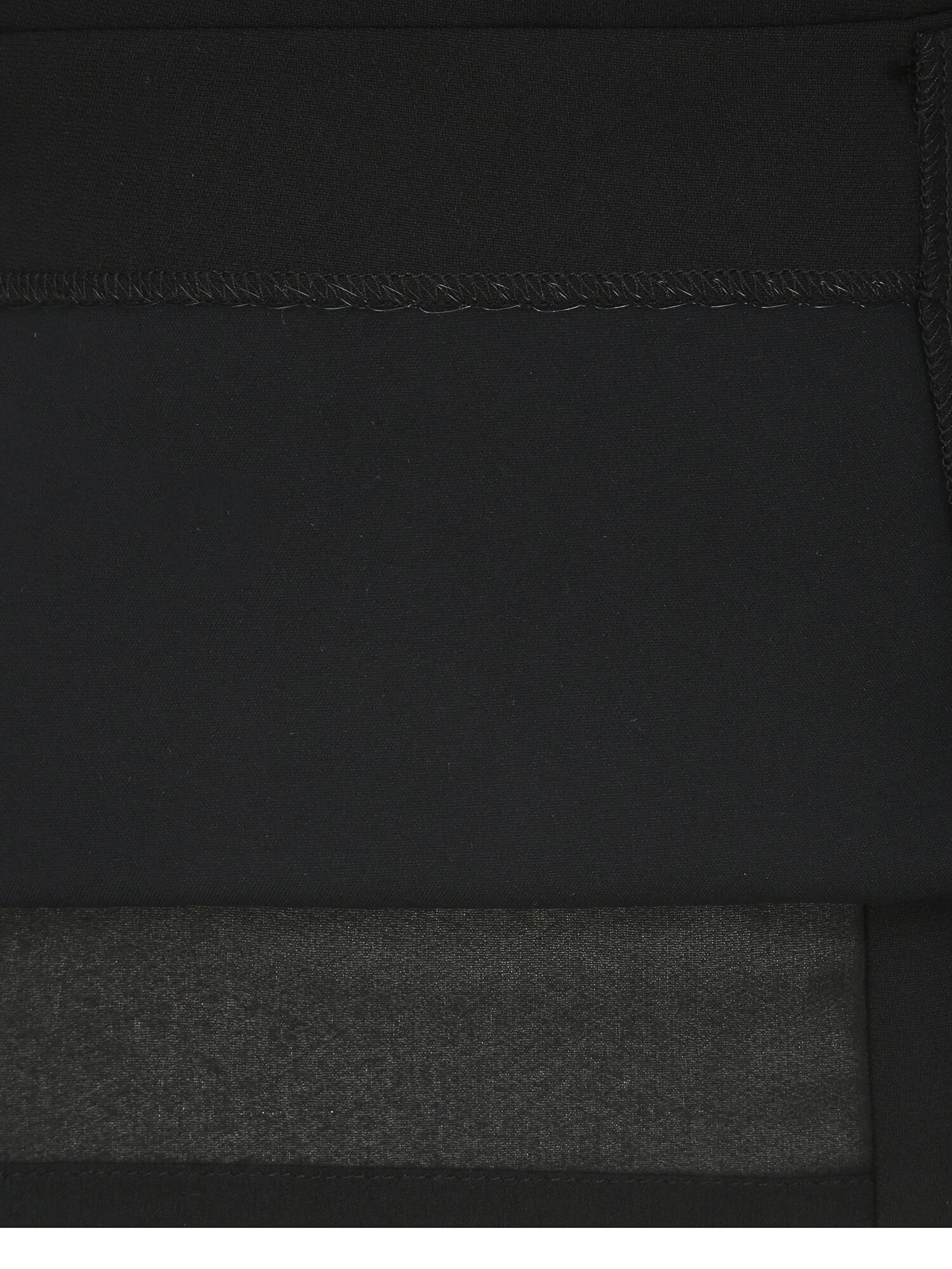메탈 장식 슬릿 H라인 스커트 (BLACK)