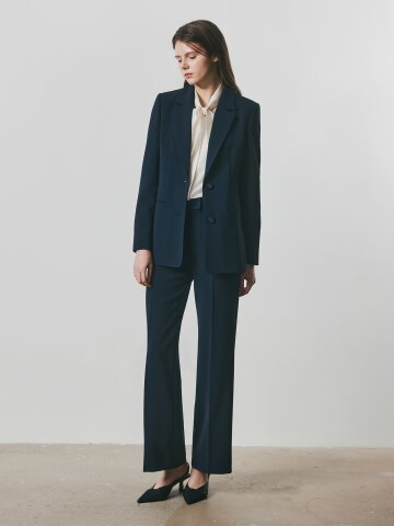 스판 세미 부츠컷 팬츠 