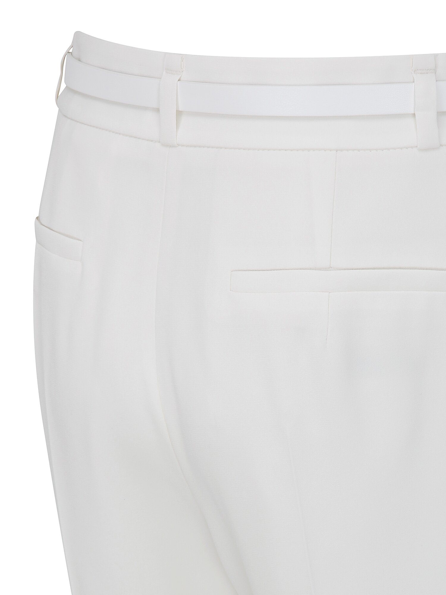 포멀 슬림 부츠컷 팬츠 (IVORY)