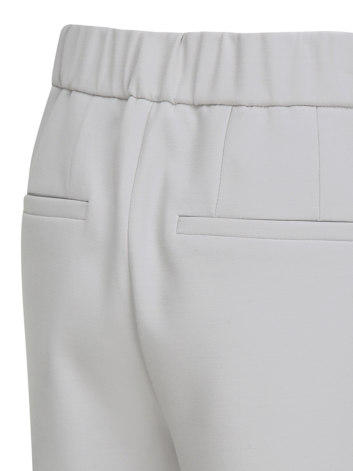 메탈 장식 백 밴딩 부츠컷 팬츠 (LIGHT GREY)