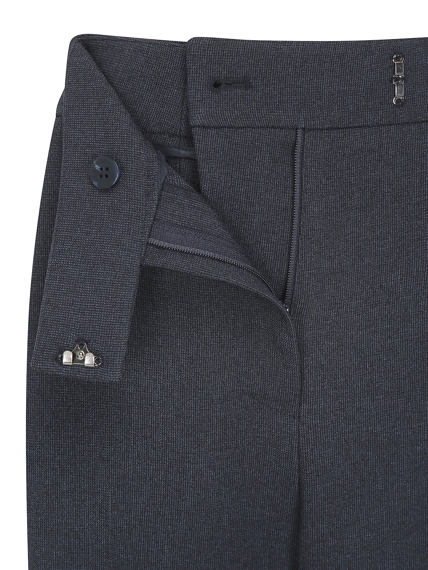 모던 멜란지 일자핏 팬츠 (MELANGE NAVY)