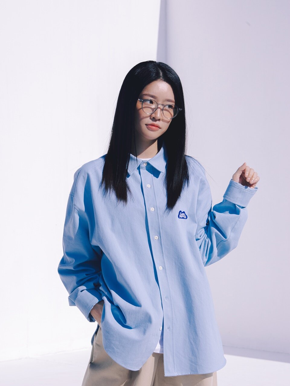 드림 옥스포드 셔츠 (라이트 블루)