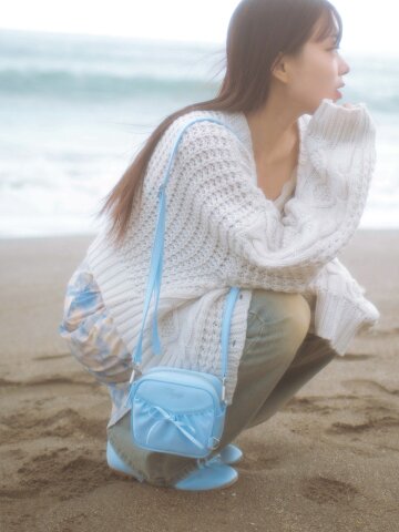 스프링 윈드 미니백 (스카이 블루)