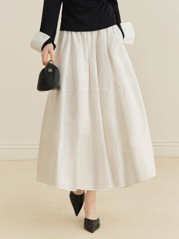 YY_Hepburn balloon skirt_2color