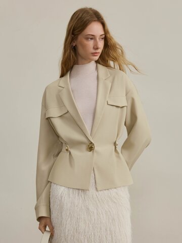 4/20일 예약배송_YY_Slimming button blazer