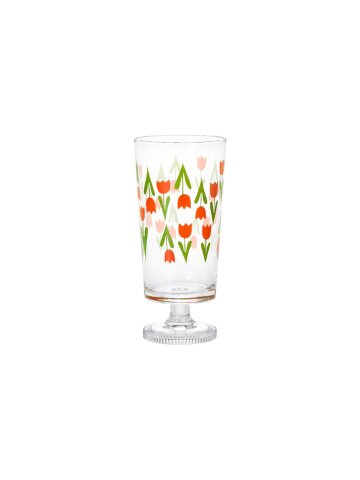 아데리아 레트로 유리 고블렛잔 305ml Tulip