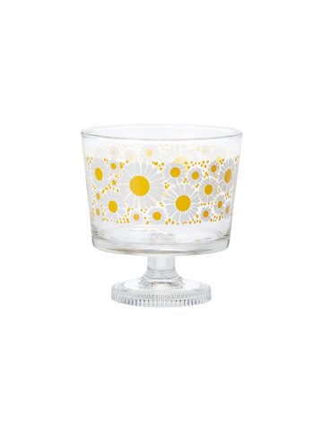 아데리아 레트로 유리 요거트볼 깊은형 285ml, Daisy