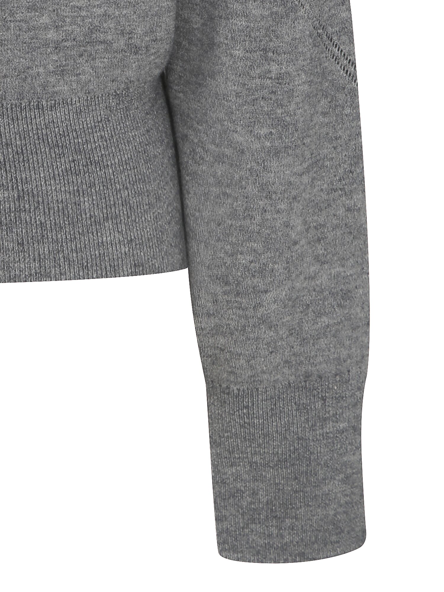 다이아 펀칭 브이넥 가디건 (GREY)