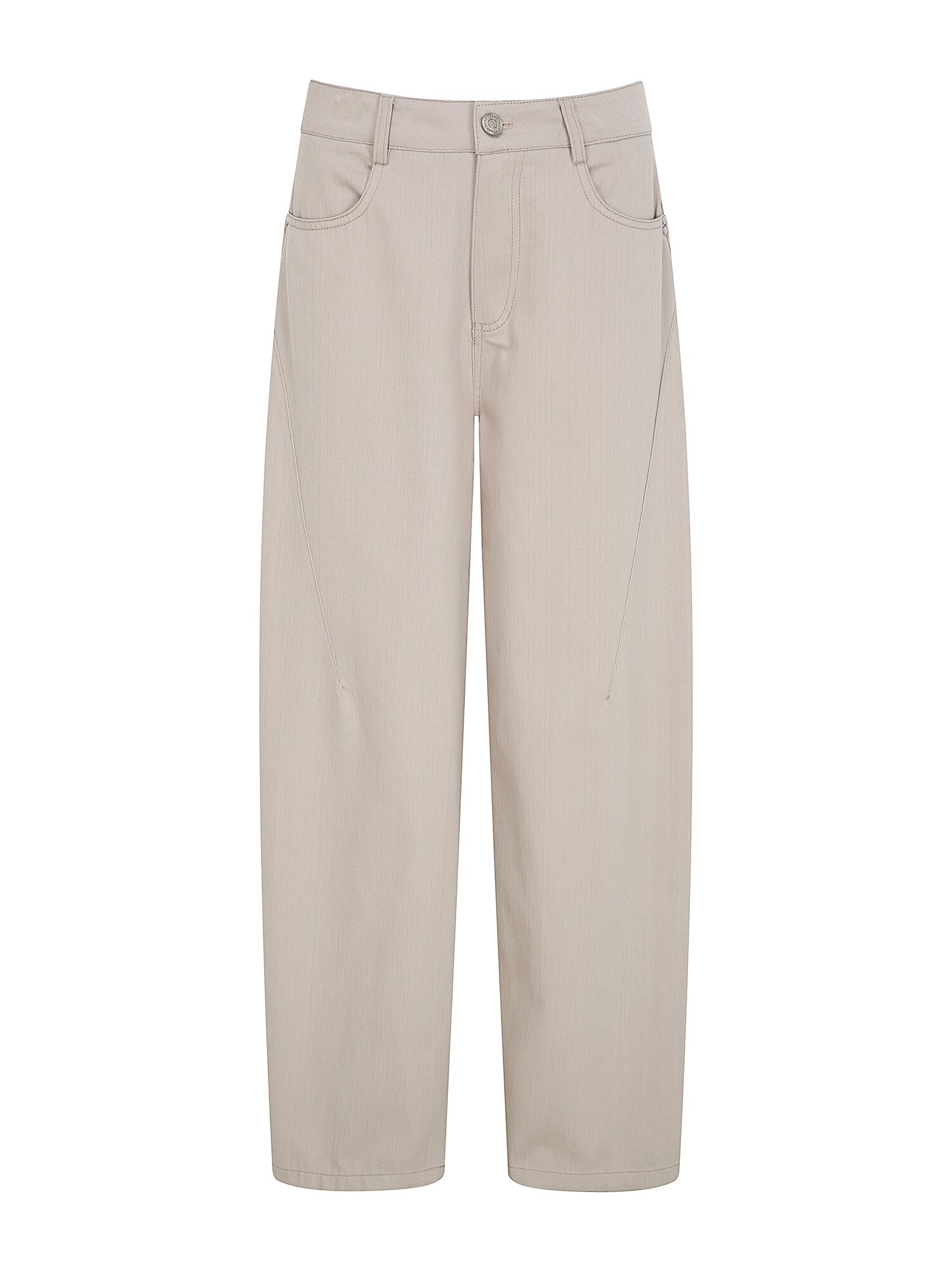 코튼 플랩 포켓 테이퍼드 팬츠 (BEIGE)