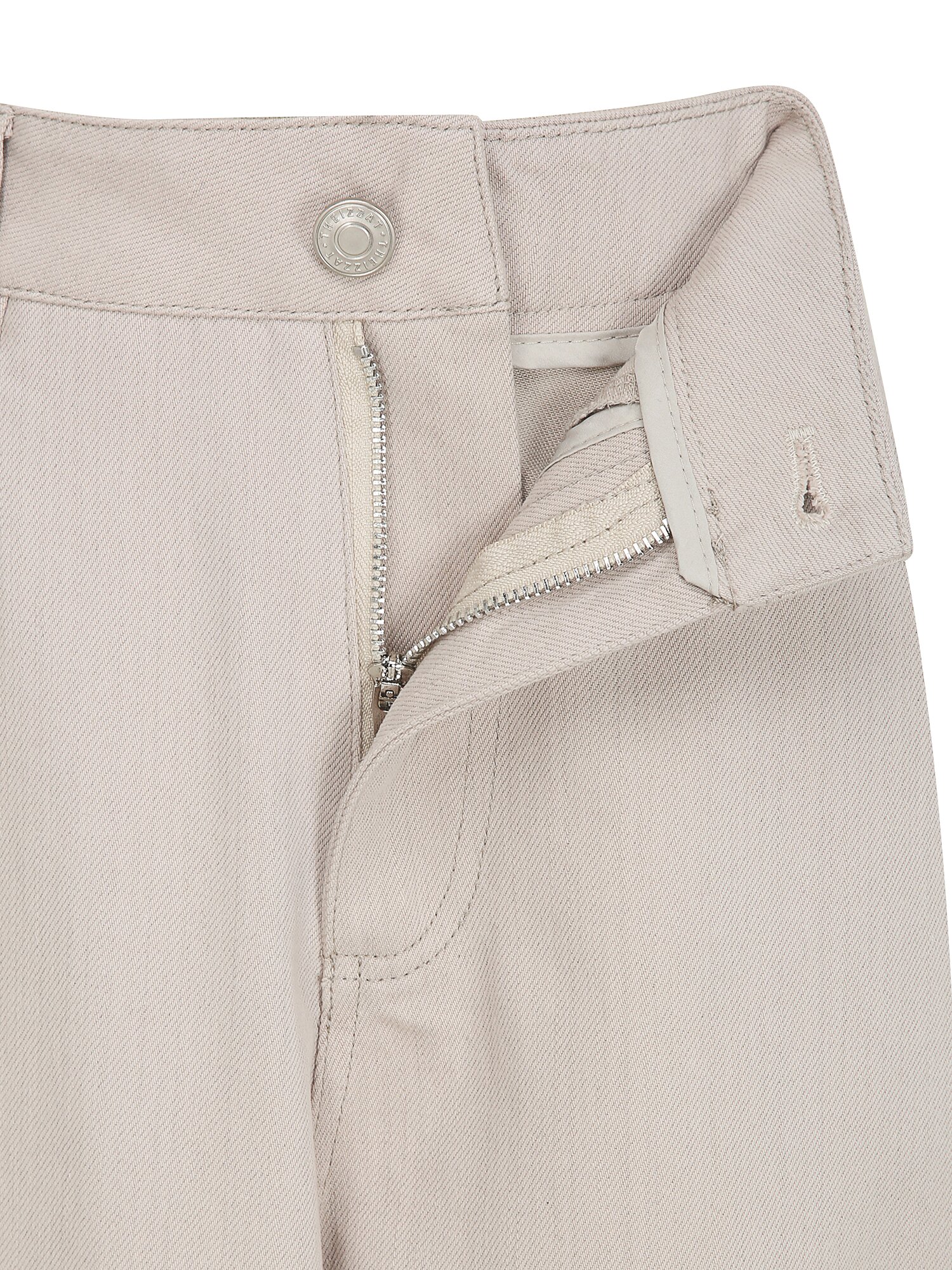 코튼 플랩 포켓 테이퍼드 팬츠 (BEIGE)