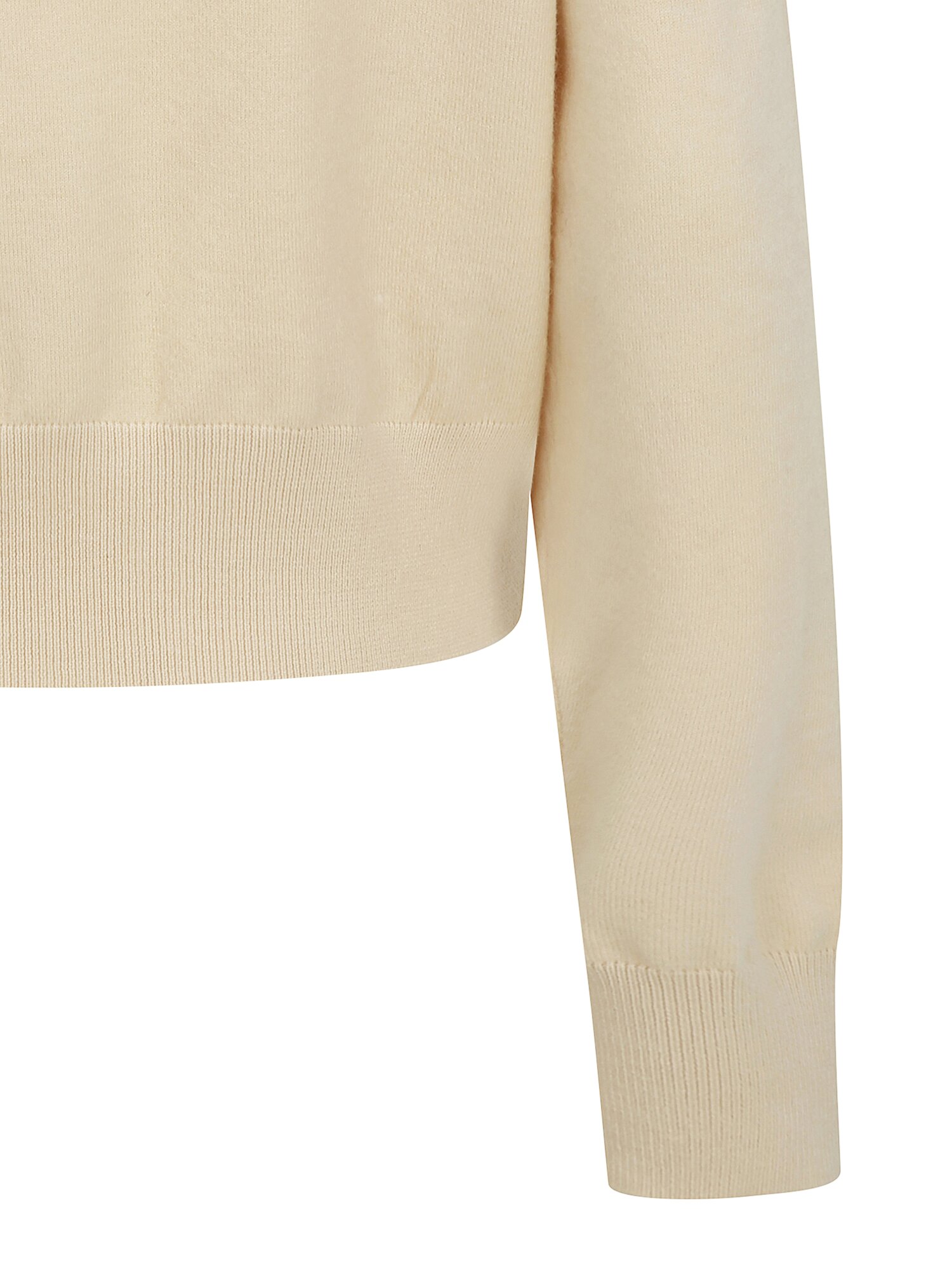 투웨이 버튼 라운드넥 풀오버 니트 (CREAM)