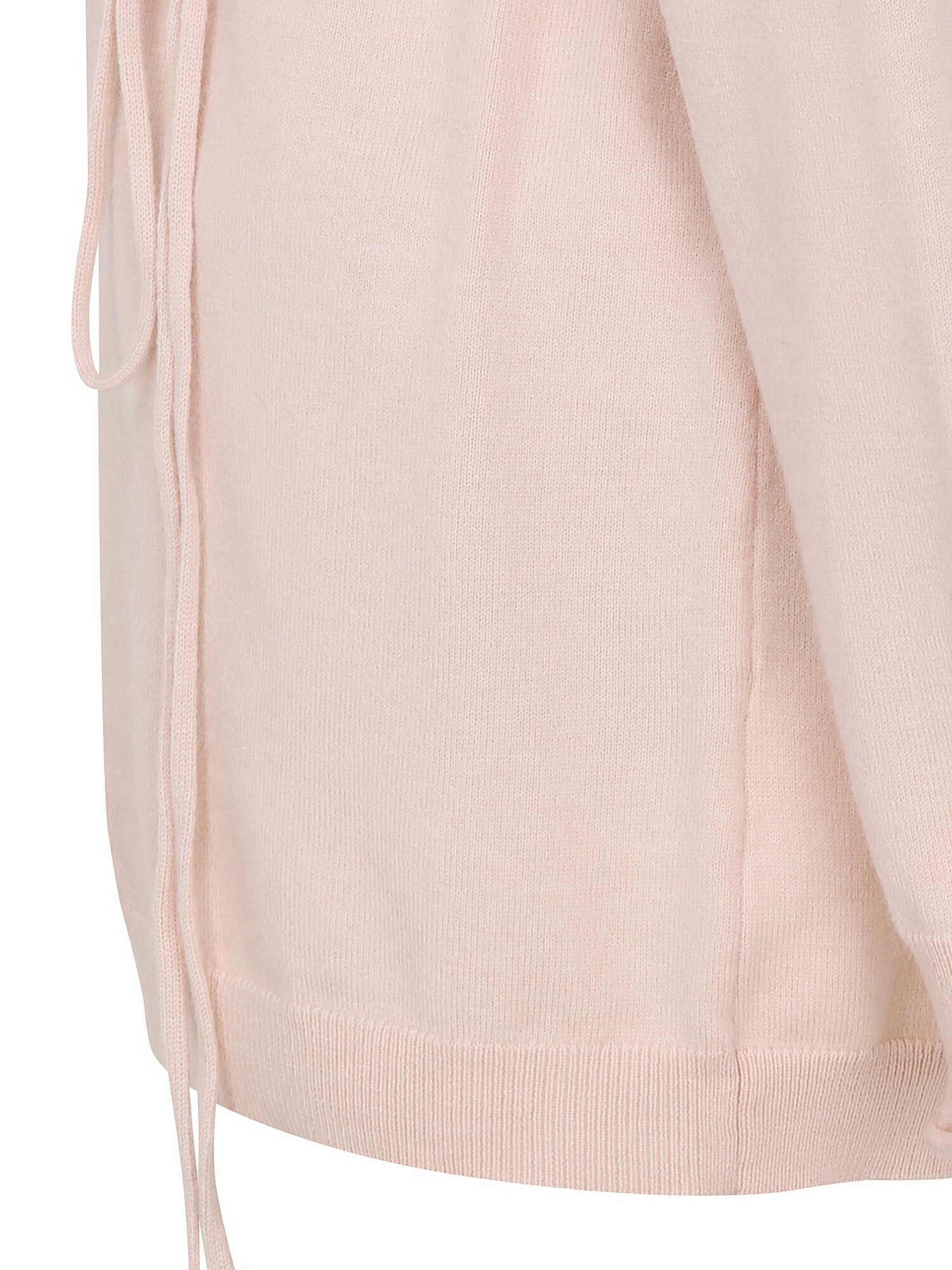 벨티드 브이넥 풀오버 니트 (LIGHT PINK)