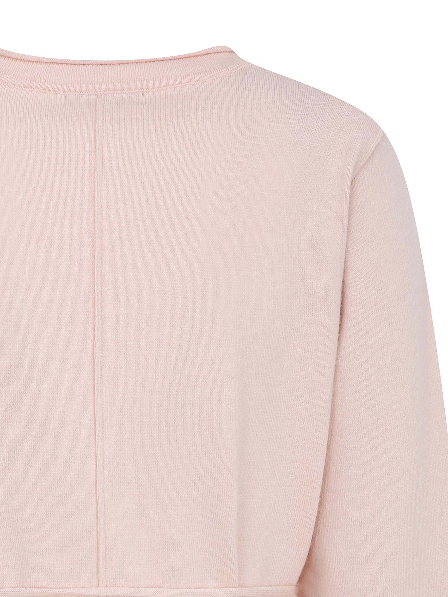 벨티드 브이넥 풀오버 니트 (LIGHT PINK)