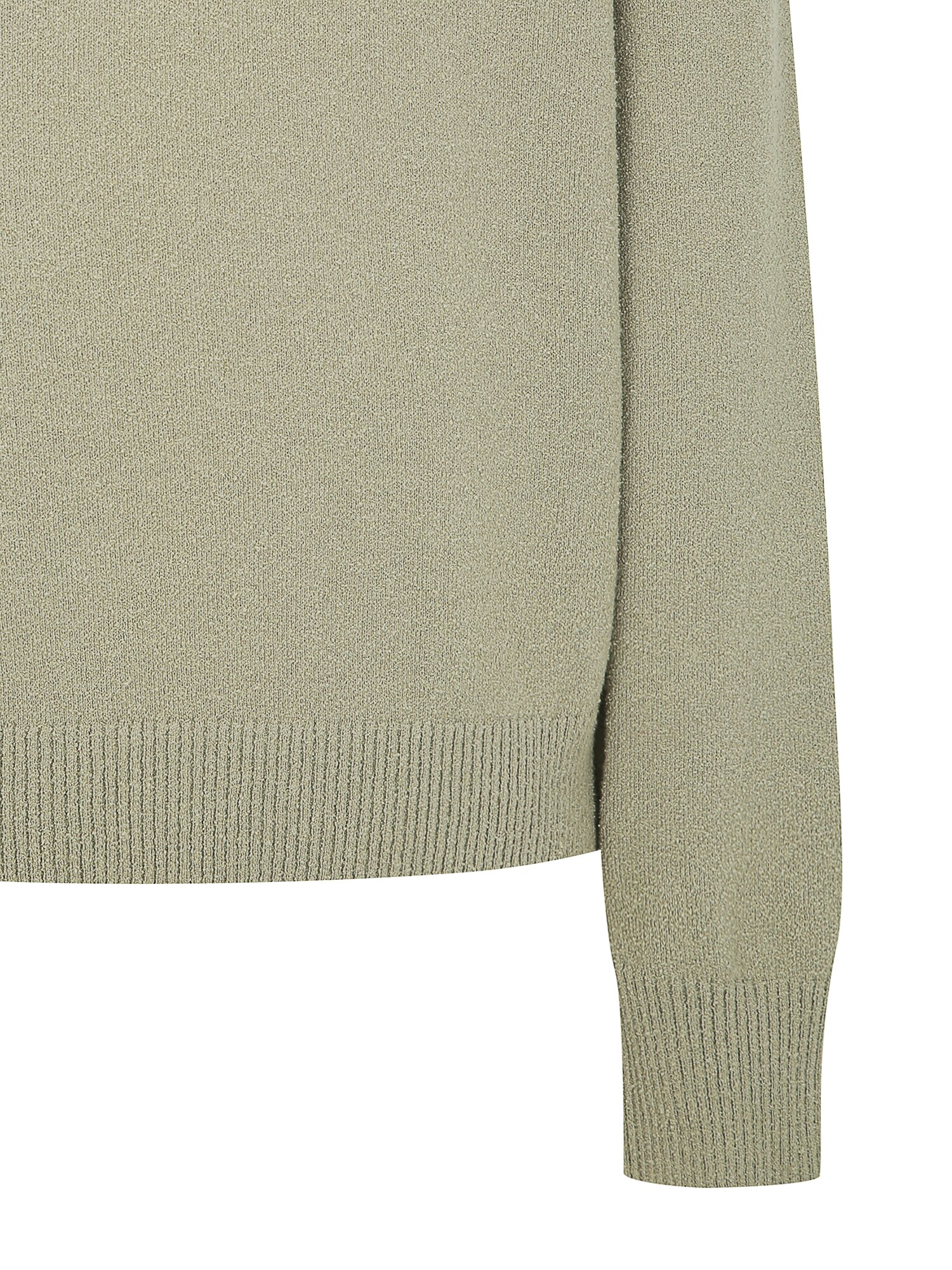 루즈핏 슬릿 칼라 풀오버 니트 (LIGHT KHAKI)