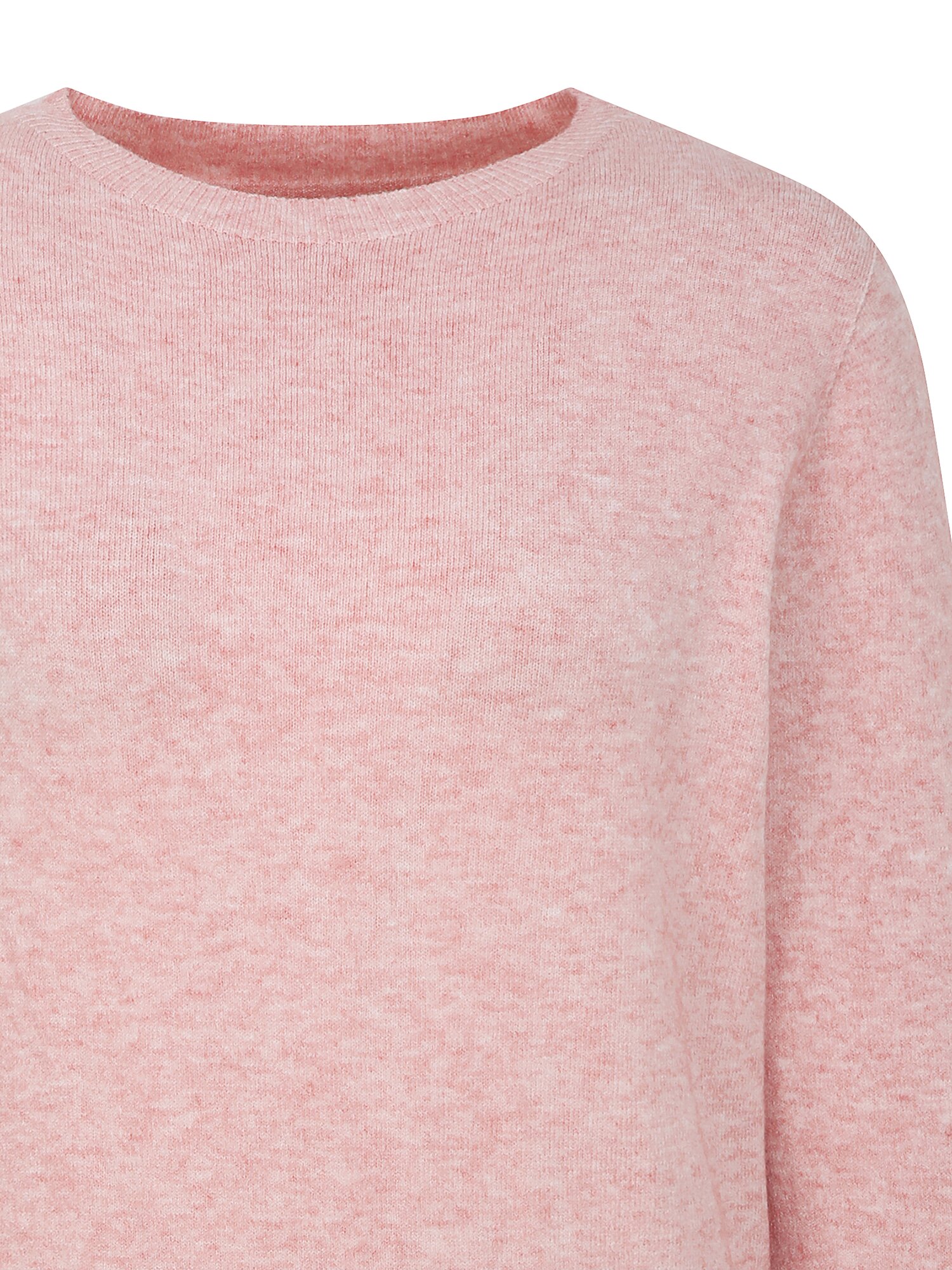 홀가먼트 라운드넥 풀오버 니트 (LIGHT PINK)