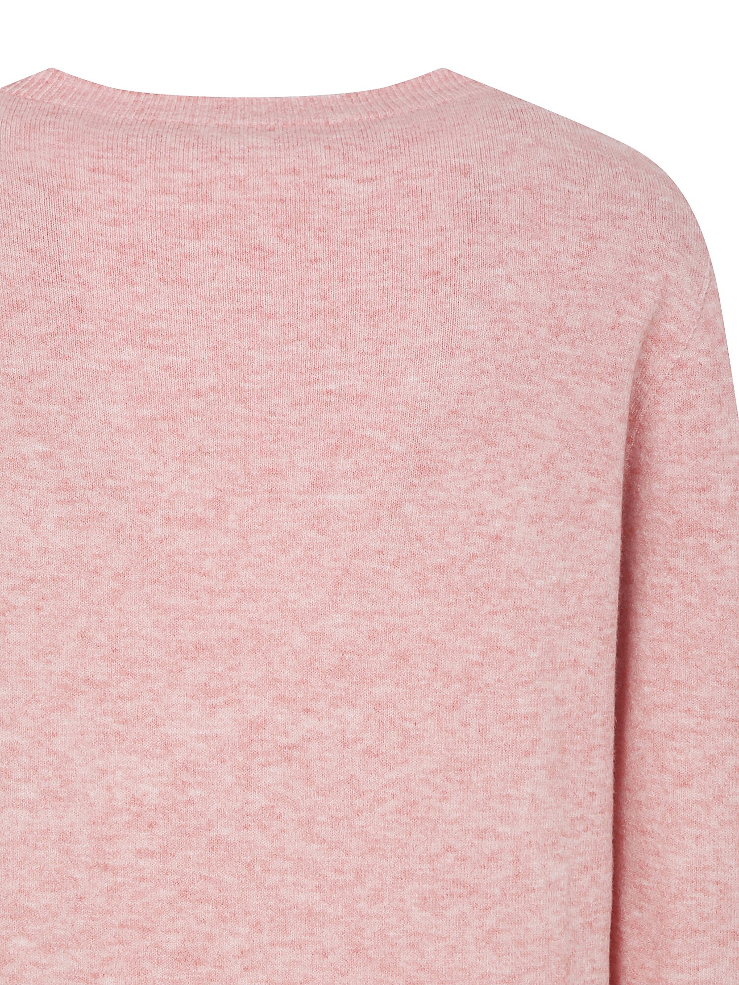 홀가먼트 라운드넥 풀오버 니트 (LIGHT PINK)