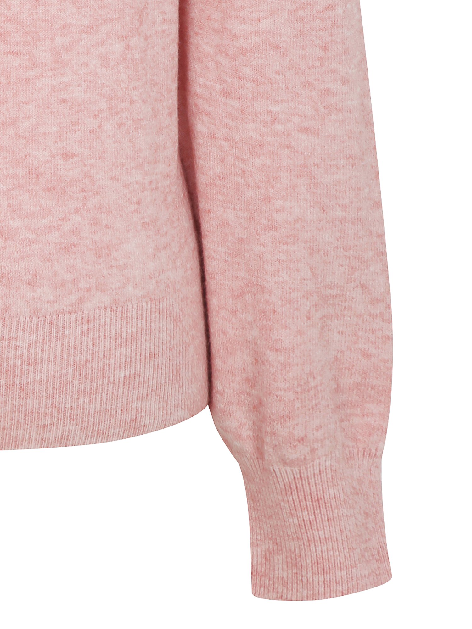 홀가먼트 라운드넥 풀오버 니트 (LIGHT PINK)