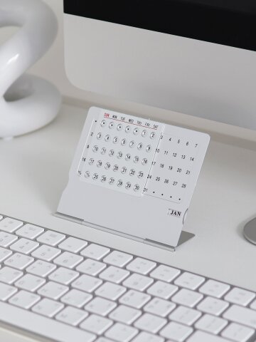 미니 데스크 책상 만년달력 알루미늄