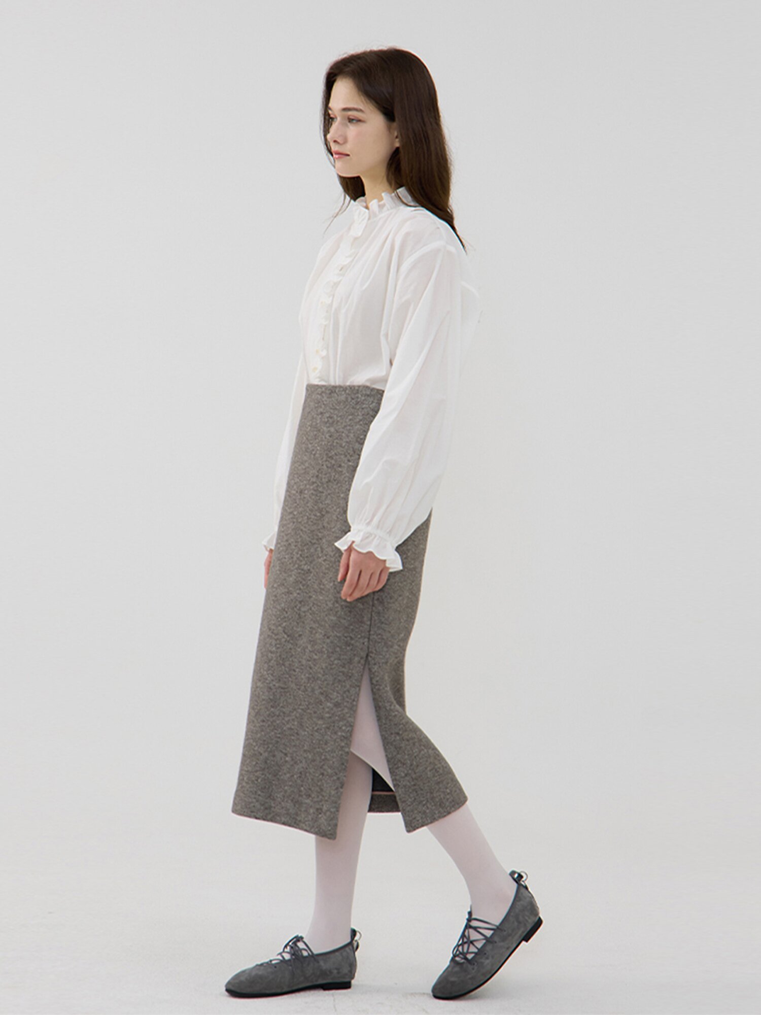 Tranquillo H- Line Skirt - Beige