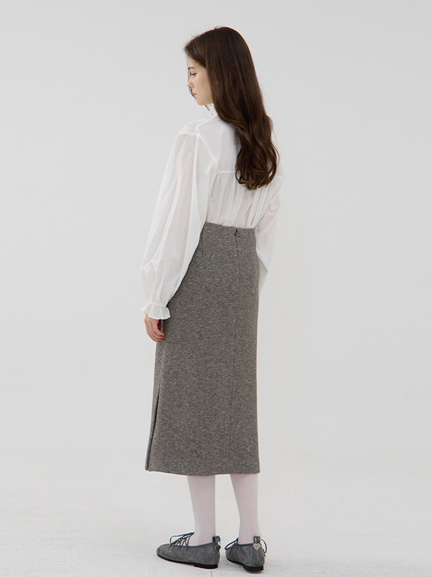 Tranquillo H- Line Skirt - Beige