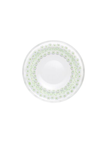 아데리아 레트로 유리 플레이트 12cm, Babys Breath