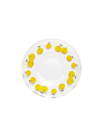 아데리아 레트로 유리 플레이트 12cm, Pear