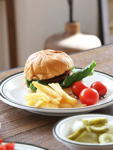 시라쿠스 뉴욕 킹스인 접시 23cm 9인치 원형 플레이팅 화이트 디너 접시 23cm