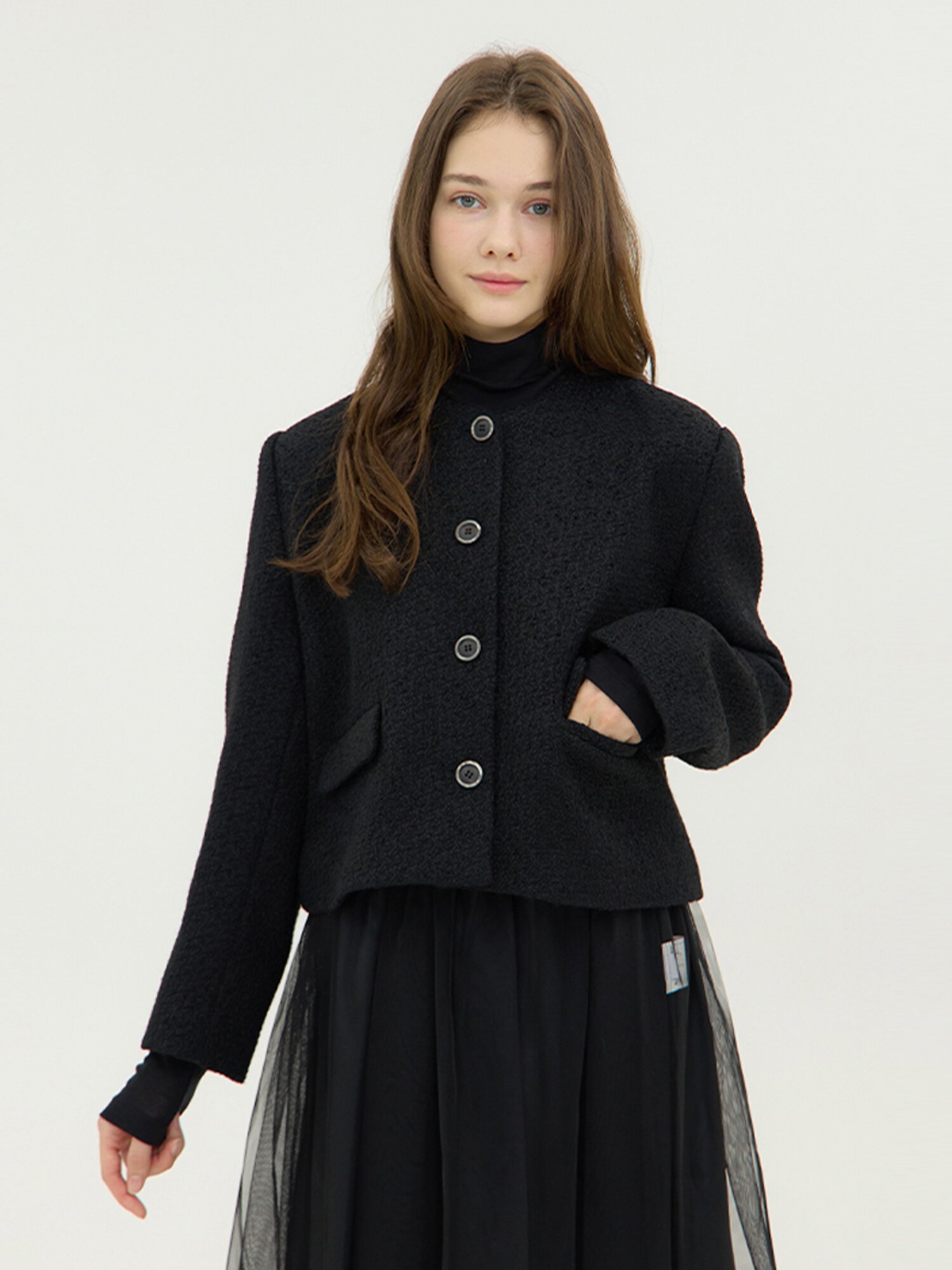 Grave Tweed Jacket - Black