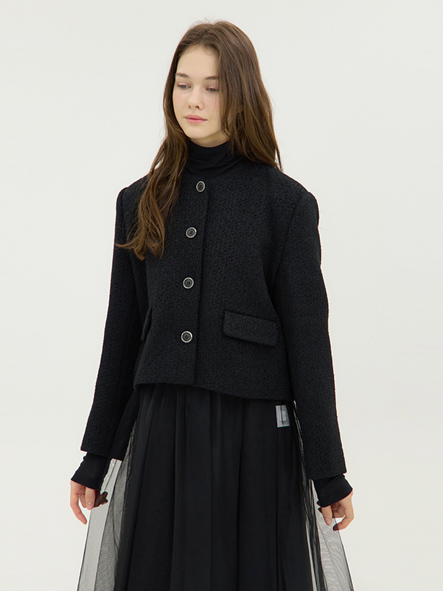 Grave Tweed Jacket - Black