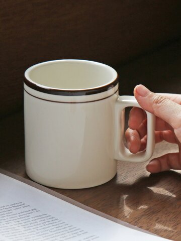 시라쿠스 뉴욕 킹스인 일자머그 320ml 까페 커피컵 머그잔 물컵 