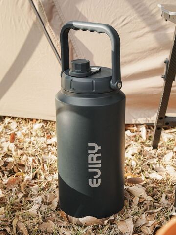 에지리 홀트 빅저그 스텐 대용량 보온보냉 손잡이 물병 3.8L