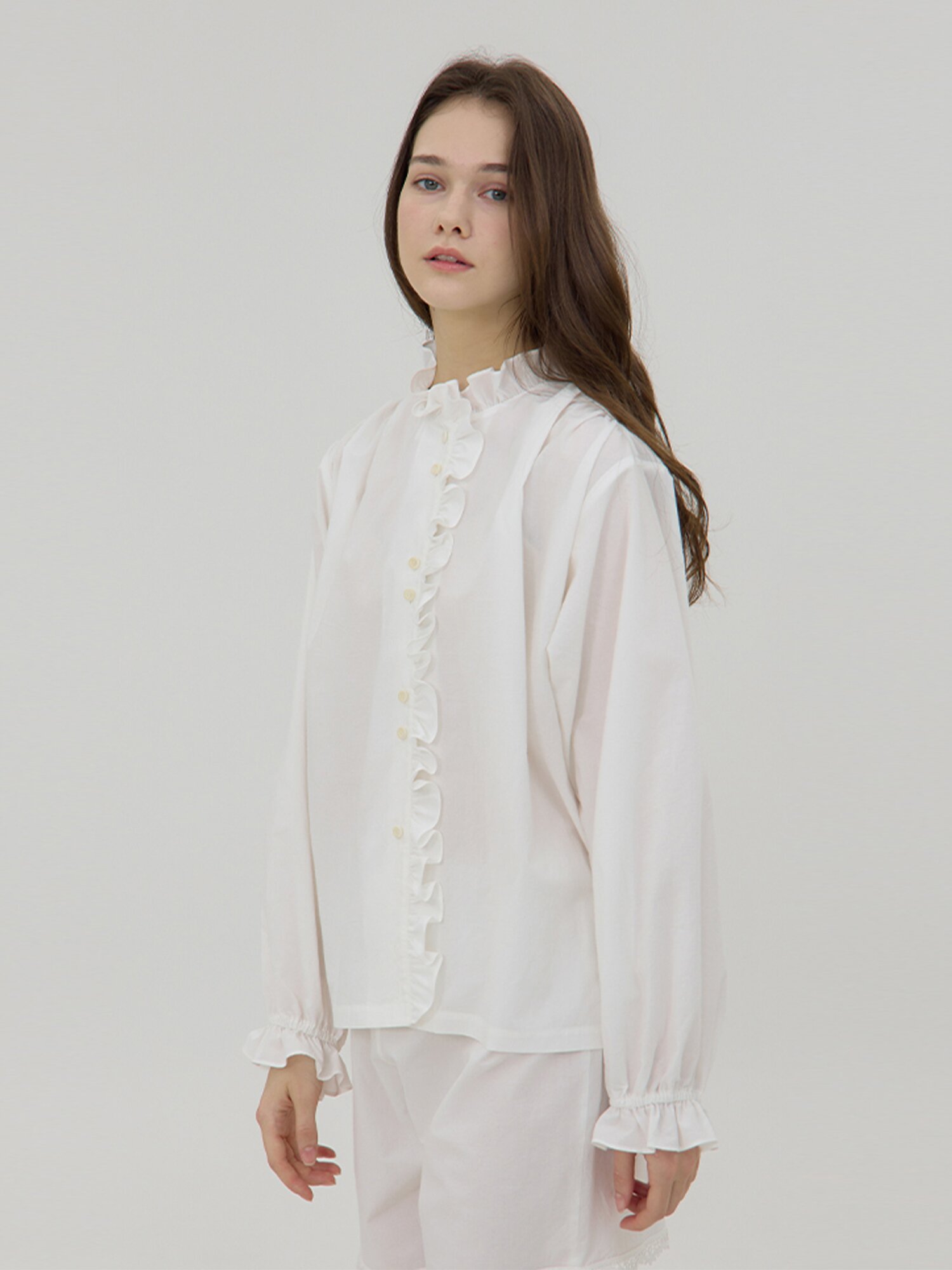 Pastorale Frill Blouse - Ivory