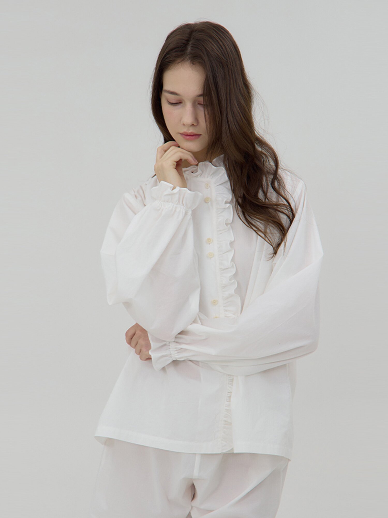 Pastorale Frill Blouse - Ivory