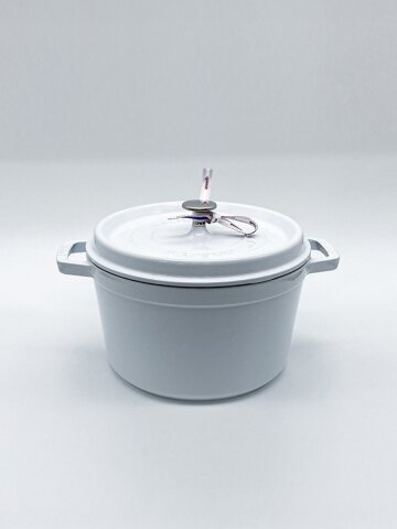 스타우브 B품 원형 꼬꼬떼톨 24 퓨어화이트 125092402-B