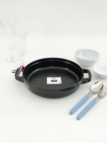 스타우브 B품 투핸들 원형팬24 블랙 145792423-B