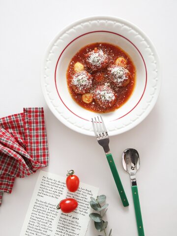 시라쿠스 쉐난고 카디날 파스타볼 25cm 스파게티 샐러드 그릇