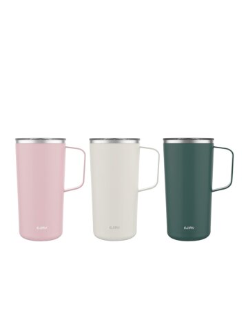에지리 댄디머그 보온보냉 손잡이 텀블러 600ml 3종 (택1)