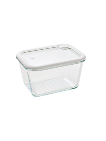 에지리 올글라스 내열유리 밀폐용기 사각 (깊은형) 1.8L, 1개